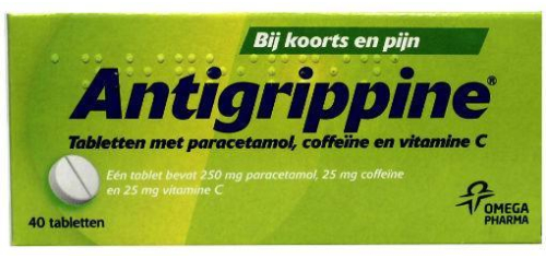 40 tabletten Omega Pharma Antigrippine