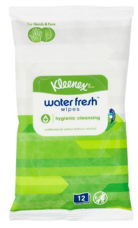 Kleenex Water Fresh Wipes Vochtige Doekjes 12 Stücke