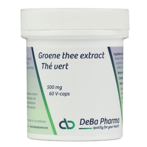 60 Kapseln DeBa Pharma Groene Thee Extract 500 mg