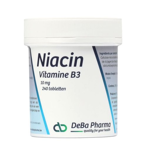 240 Tabletten DeBa Pharma Niacin Vitamine B3 10 mg