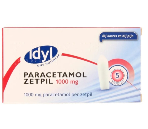 Idyl Paracetamol Zetpil 1000 mg 5 Zäpfchen