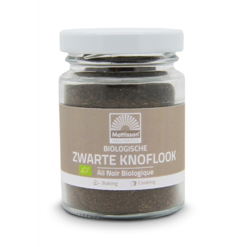 Mattisson Zwarte Knoflook Poeder Biologisch 70 Gramm