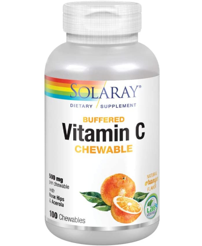 100 Kautabletten Solaray Vitamin C Chewable 500 mg