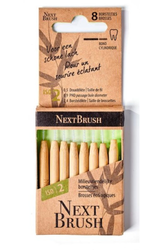 NextBrush Bamboe Ragers ISO 2 8 Stücke