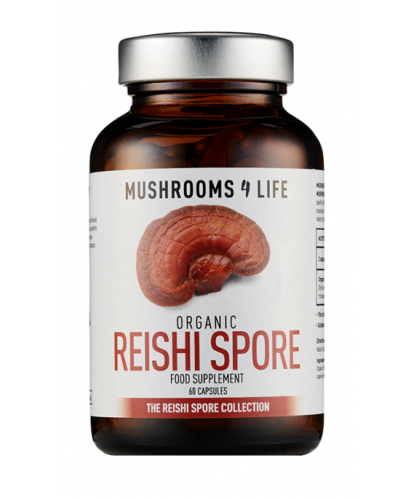 60 capsules Mushrooms For Life Reishi Sporen Biologisch