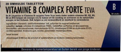 vitamine-b-complex-forte-teva-30-tabletten