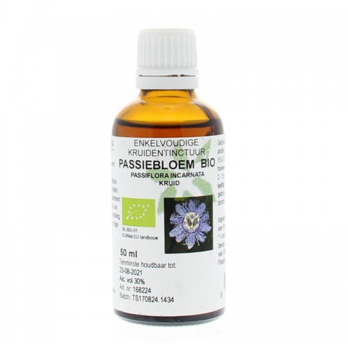 50 ml De Cruydhof / Natura Sanat Passiflora Incarnata - Passiebloem Tinctuur