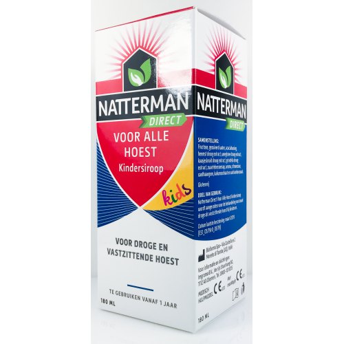 180 ml Natterman Direct Voor Alle Hoest Kids Kindersiroop