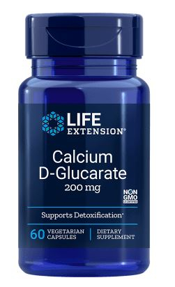 60 Kapseln Life Extension Calcium D-Glucarate 200 mg