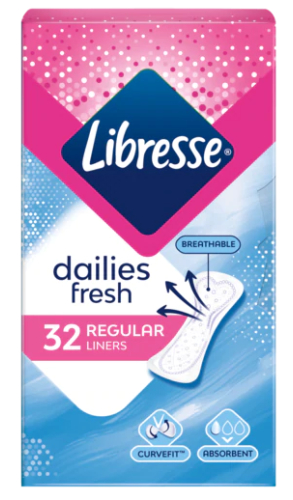 Libresse DailyFresh Inlegkruisjes Normal 32 Stücke
