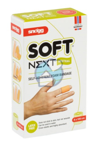 Snogg Soft Next Neutraal Zelfklevend Schuimverband 6 cm x 1 m 1 Stück