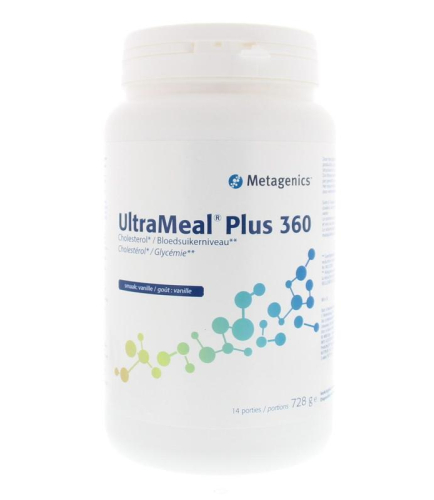 728 gram Metagenics UltraMeal Plus 360 Vanille