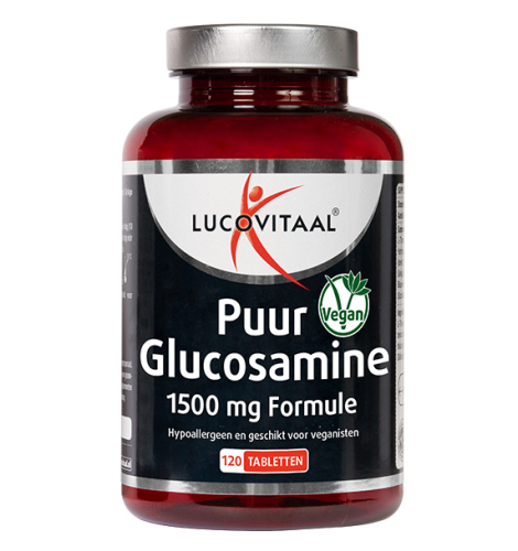 120 tabletten Lucovitaal Glucosamine Puur 1500 mg Formule Vegan