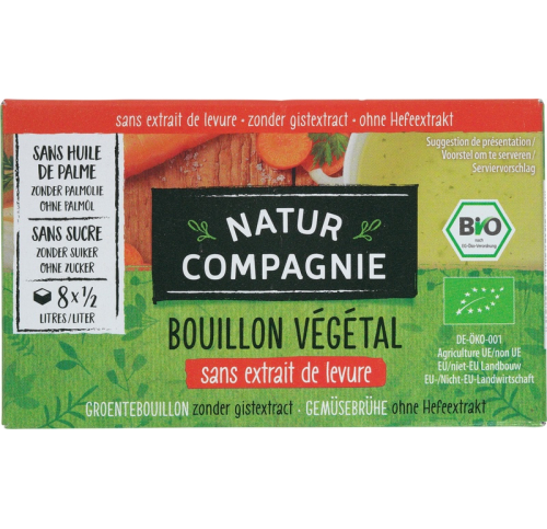 Natur Compagnie Groentebouillon Blokjes Zonder Gist Biologisch