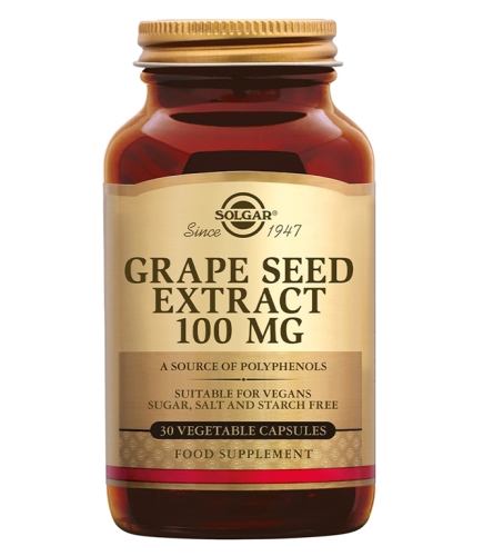 30 capsules Solgar Grape Seed Extract 100 mg