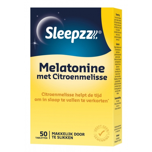 50 Tabletten Shiepz Melatonine met Citroenmelisse