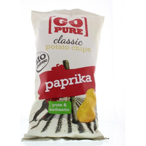 125 gram Go Pure Classic Potato Chips Paprika