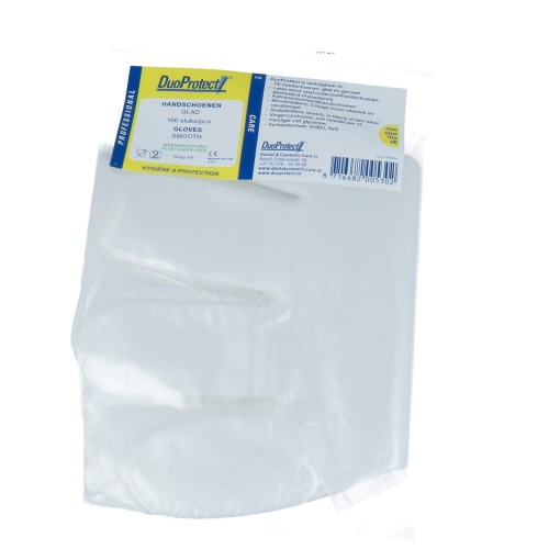 Duoprotect Wegwerp Handschoenen Glad One Size 100 Stücke