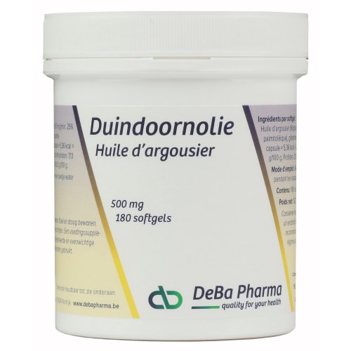 180 Softgels DeBa Pharma Duindoornolie 500 mg