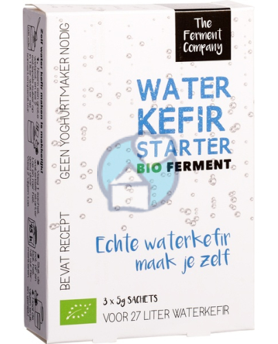 The Ferment Company Water Kefir Starter Biologisch 3 x 5 Gramm