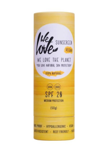50 gram We Love The Planet We Love Sunscreen Vegan Stick SPF20