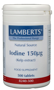 Lamberts Jodium 150 mcg (kelpextract) 500 tabletten