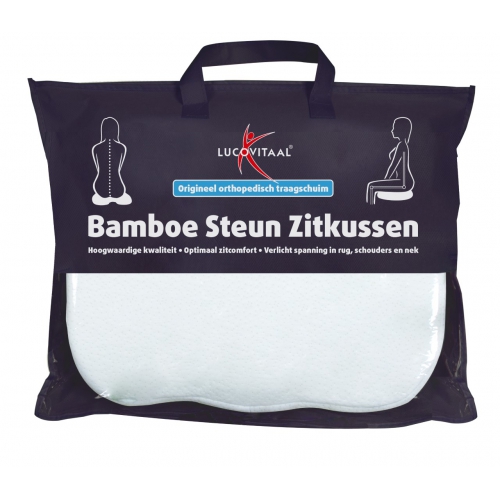 1 Stuck Lucovitaal Bamboe Steun Zitkussen