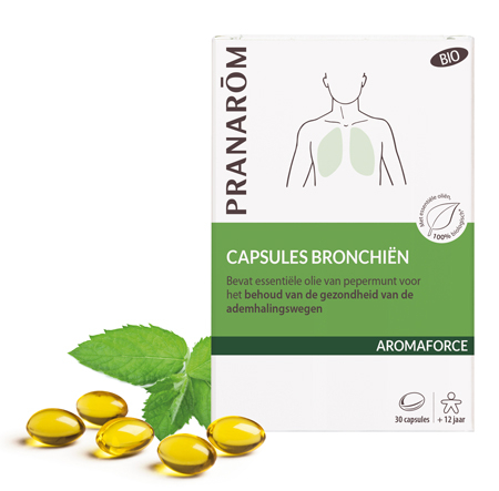 Pranarom Aromaforce Capsules Bronchiën Eubiarom