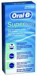 50 stuks Oral-B Superfloss mint regular