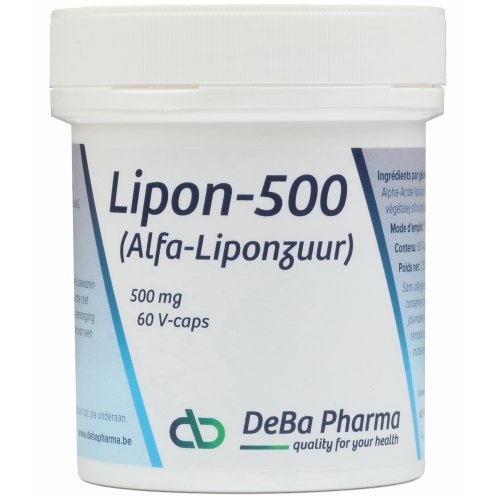 60 Kapseln DeBa Pharma Lipon-500 (Alfa-Liponzuur) 500 mg