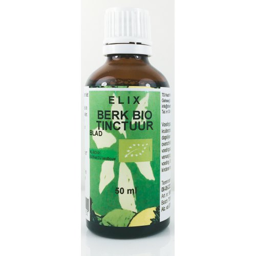 50 Ml De Cruydhof  Natura Sanat Betula Pendula Folia - Elix Berkenblad Tinctuur Biologisch
