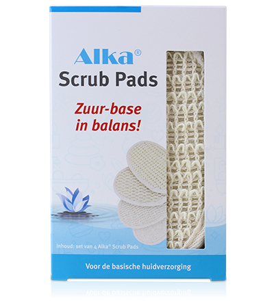 4 stuks Alka Scrub Pads