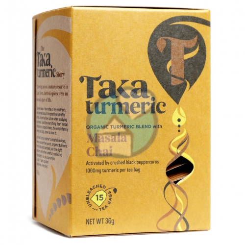 Taka Turmeric Masala Chai Kurkuma Thee Biologisch 15 Tüte