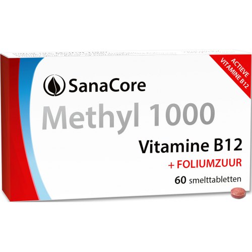 SanaCore Methyl 1000 Vitamine B12 + Foliumzuur