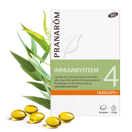 30 capsules Pranarom Oléocaps 4 Immuunsysteem Biologisch