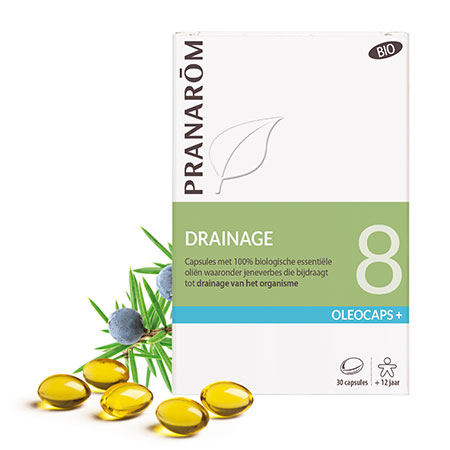 Pranarom Oléocaps 8 Drainage Biologisch