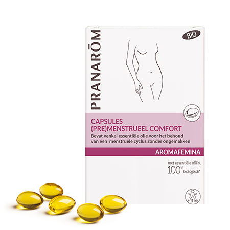 Pranarom Aromafemina Capsules (Pre)menstrueel Comfort Biologisch 30 Kapseln
