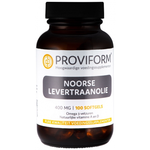 Proviform Noorse Levertraanolie 100 softgels