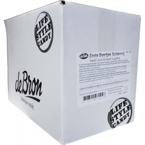 De Bron Drop Zoete Beertjes Suikervrij Drop