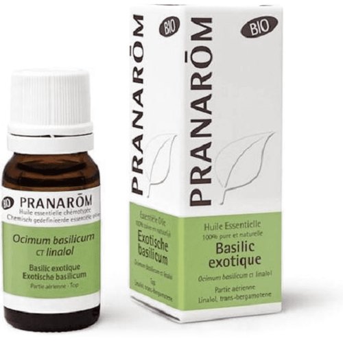 10 Ml Pranarom Exotische Basilicum - Ocimum Basilicum ct Linalol Essentiële Olie Biologisch