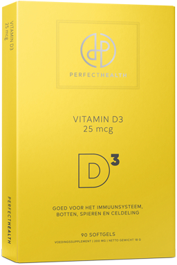 90 softgels Perfect Health Vitamin D3 25 mcg