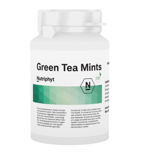 120 kauwtabletten Nutriphyt Green Tea Mints