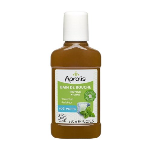 Aprolis Mondwater Propolis Xylitol Mintsmaak Biologisch