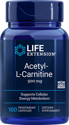 100 Kapseln Life Extension Acetyl-L-Carnitine 500 mg