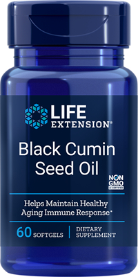 60 Softgels Life Extension Black Cumin Seed Oil