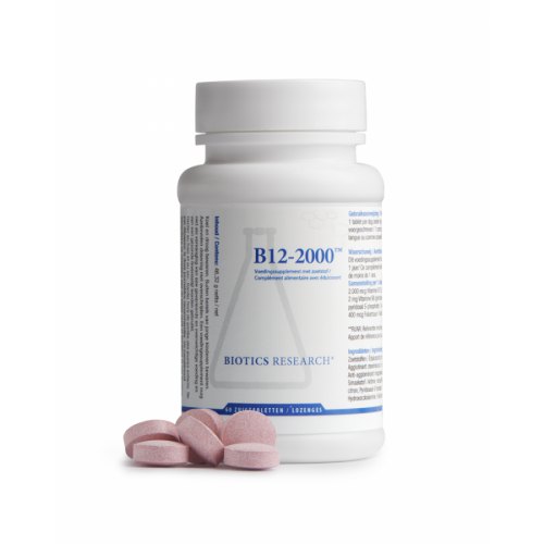 Biotics Research B12-2000 60 zuigtabletten