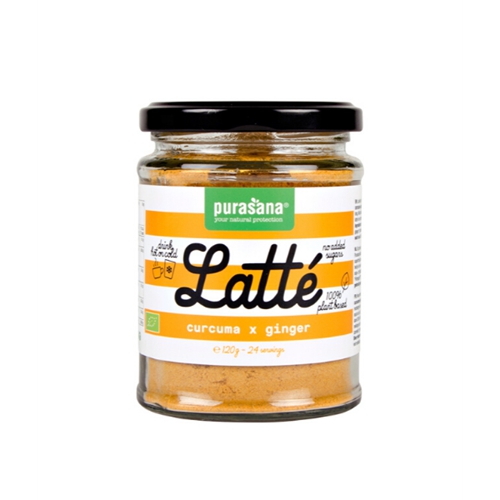 Purasana Latté Curcuma & Ginger Biologisch 120 gram