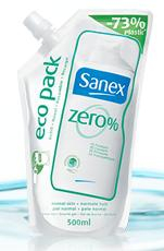 Sanex Zero% Navulverpakking 500 ml