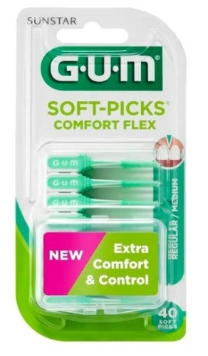 GUM Soft-Picks Comfort Flex Regular-Medium 40 Stücke