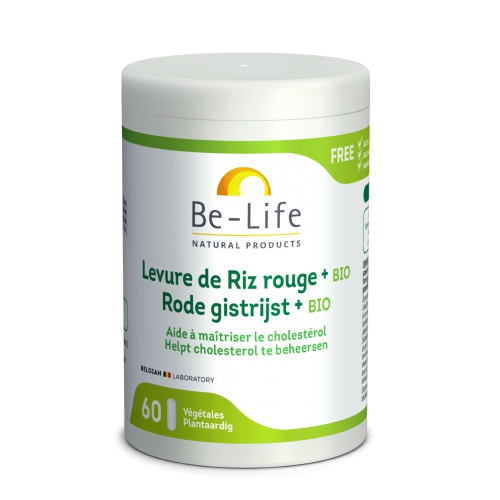 Be-Life Rode Gist Rijst+ Biologisch 60 Kapseln